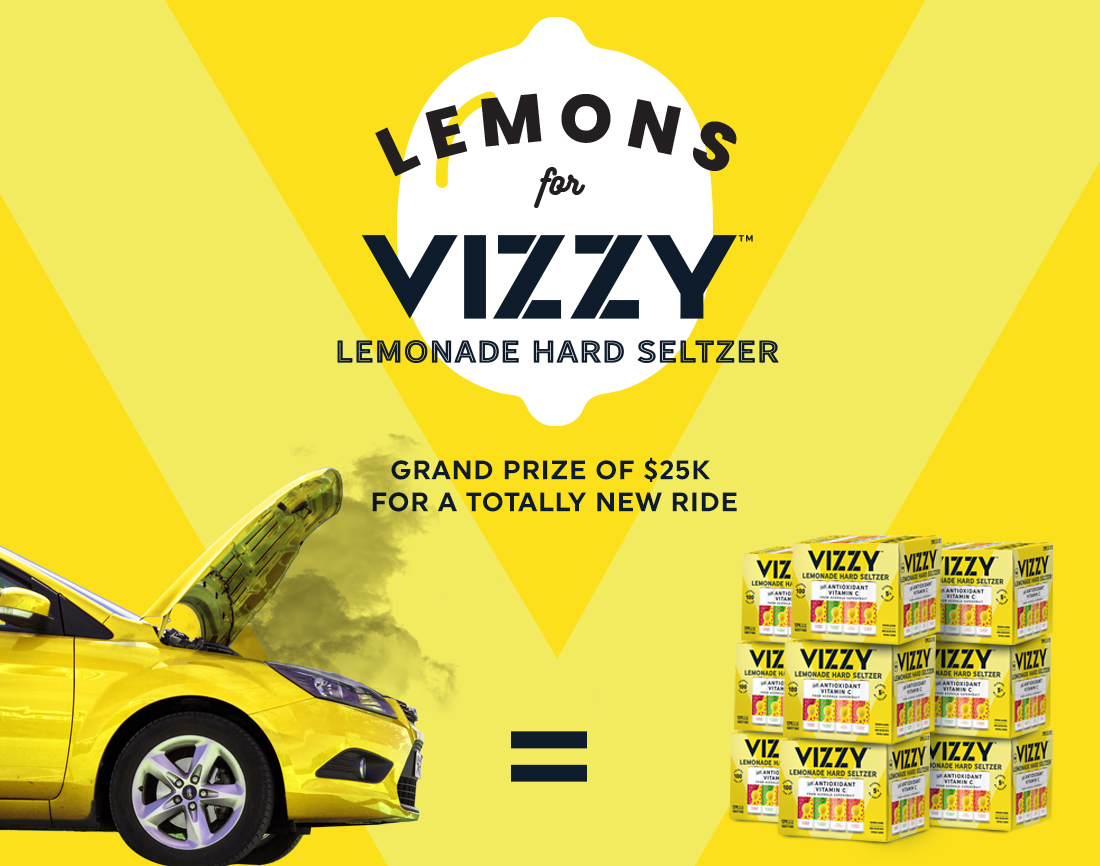 Lemons for Lemonade Vizzy Hard Seltzer